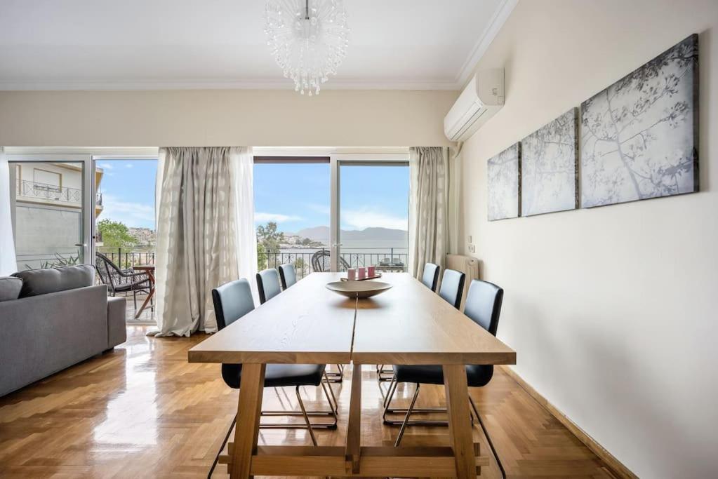 Bright Central Apartment With Splendid Sea View! Chalkís Extérieur photo