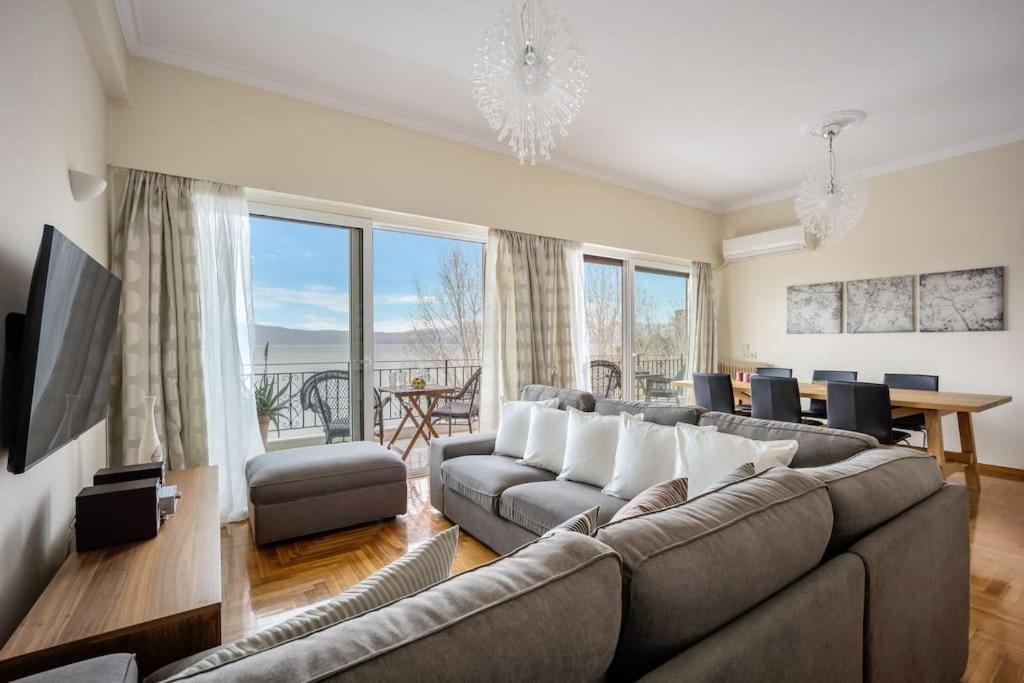 Bright Central Apartment With Splendid Sea View! Chalkís Extérieur photo
